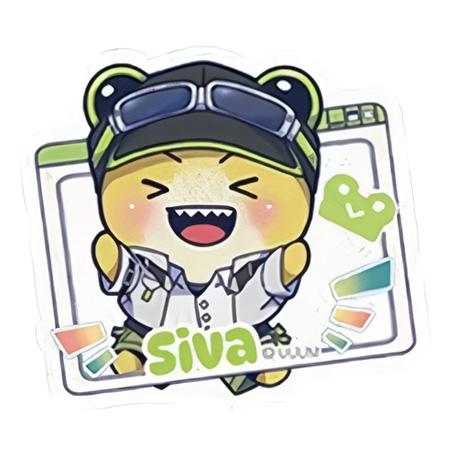 キラぷるステッカーカラフルピーチ2 シヴァ 単品 からぴち ガチャ