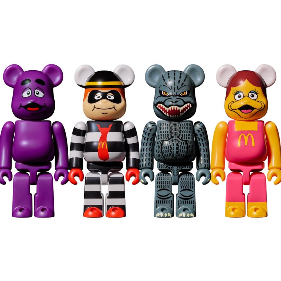 ゴジラvsマクドナルド ベアブリック BE@RBRICK 4体セット【抽選当選品