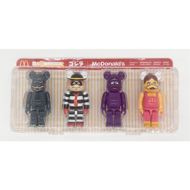 ゴジラvsマクドナルド ベアブリック BE@RBRICK 4体セット【抽選当選品 