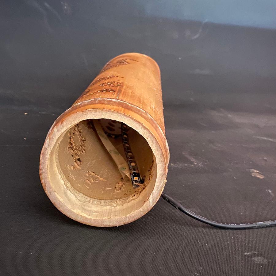 間接照明 おしゃれ 竹灯篭 野宿の灯 上州竹灯篭 1節1段 竹あかり