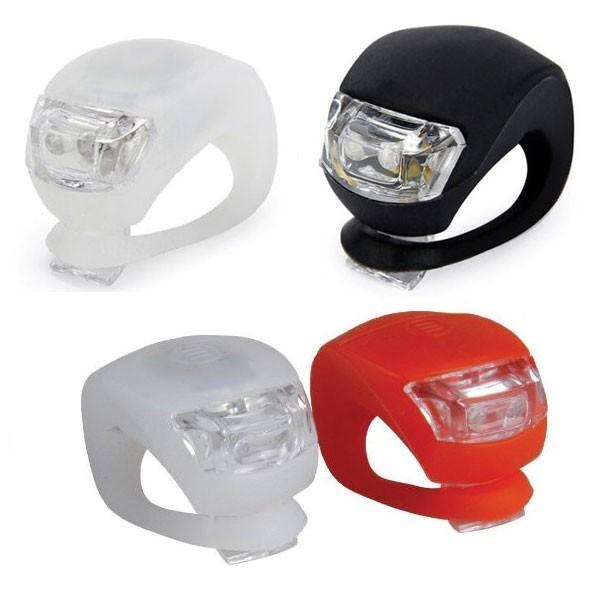 B013_TKG』 自転車LEDライトの２個セット 取付け簡単！設置場所自由！点灯長持ち！軽量なシリコン サイクリングライト | 