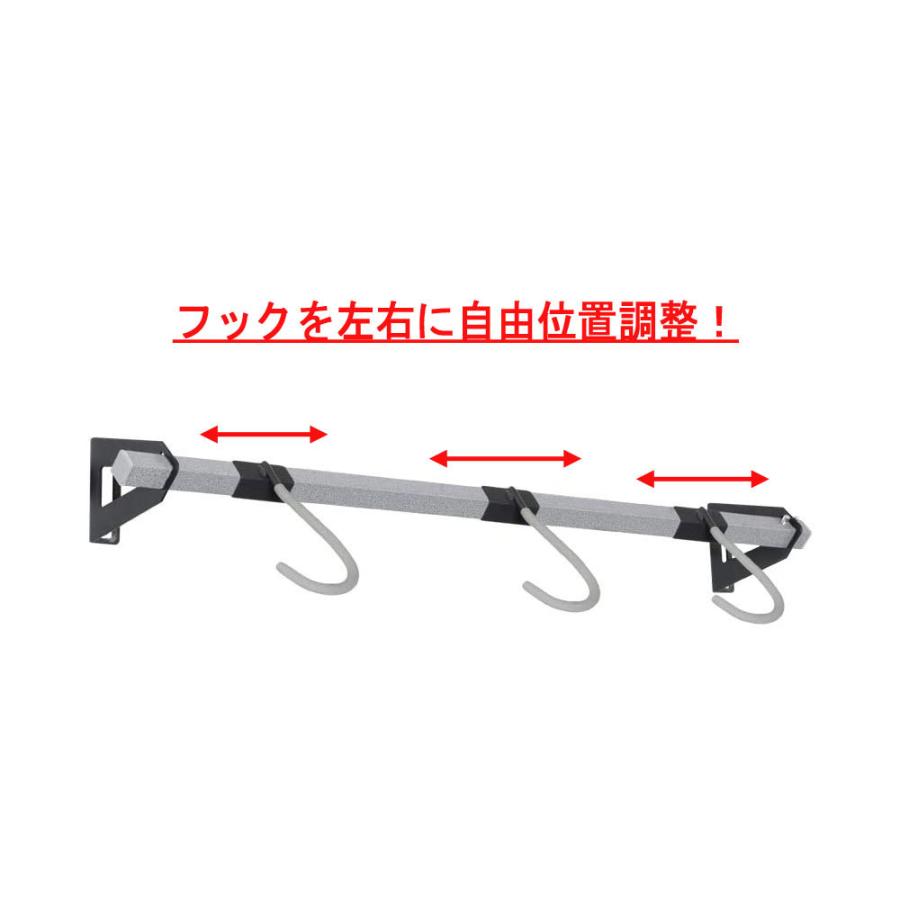 NinoLite B129 壁掛け 自転車3台用スタンド 最大90キロ負荷可能 縦