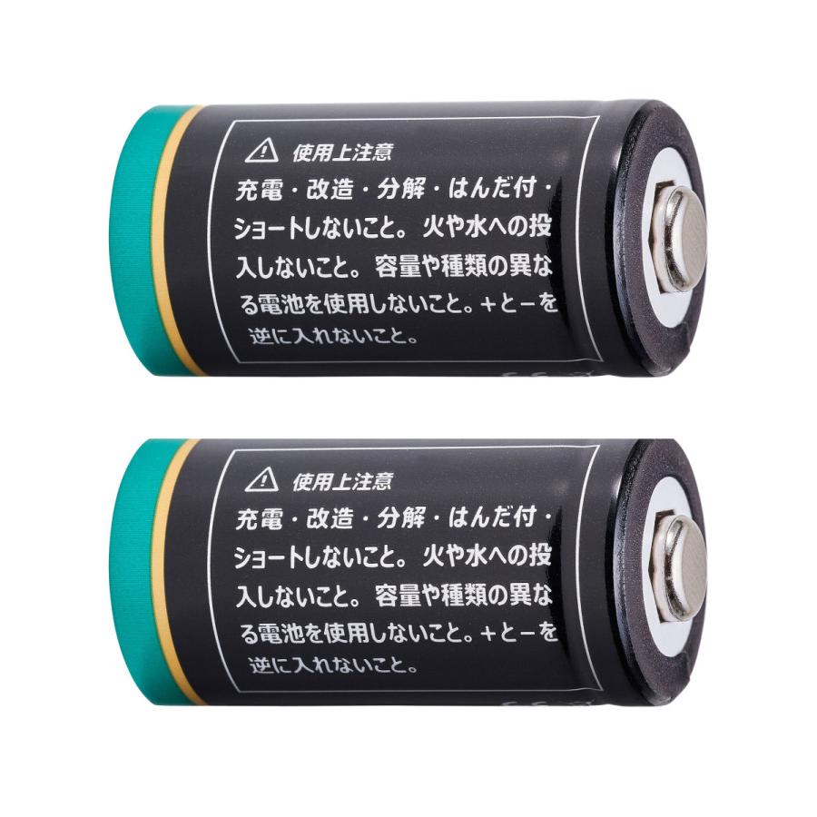 NinoLite CR123a ２個セット リチウム電池 大容量 １６００ｍAh、スマートロック 電動玄関ロック ヘッドライト 観測器 フィルムカメラ フラッシュライト等に使用｜mixy4｜03
