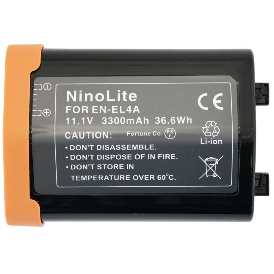 2個セット ニコン EN-EL4a EN-EL4 Li-ionリチャージャブル互換 