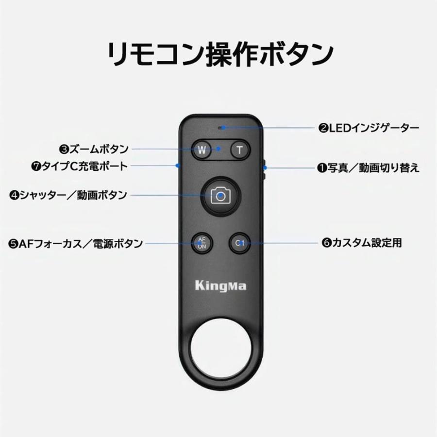 RMT-VP2 対応 Bluetooth ワイヤレスリモートコマンダー 撮影／録画