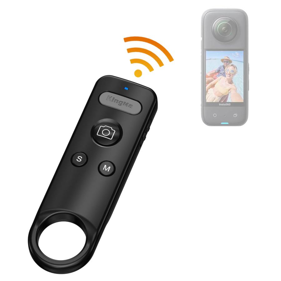 Insta360 カメラ用 Bluetoothリモコン X5 / X4 Air / X3 / X2 / Ace Pro 1/2 / 3S等対応 写真や動画を撮影・タイムラプス録画・スリープの操作可能（Yahoo!・MIXY4）