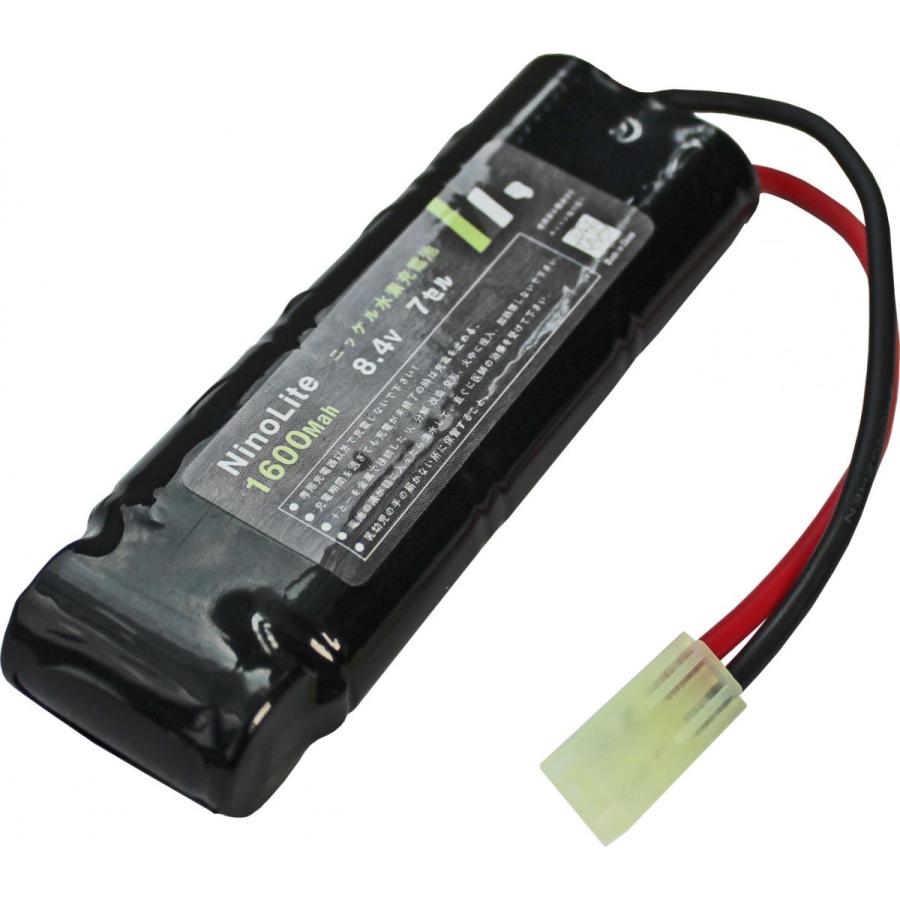 TKG)NinoLiteブラックラベル 電池 東京マルイ ミニS 対応バッテリー コンパクトサイズ 大容量1600mAh 増量使用時間が23%アップ! 電動ガン用|mixy4|02
