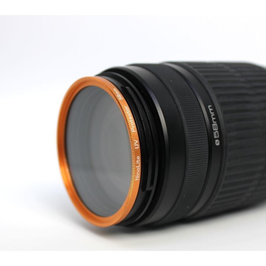 NinoLite UVフィルター 77mm ５色選択　カメラ レンズ 保護 フィルターの上からレンズキャップが取り付け可能な構造｜mixy4｜13