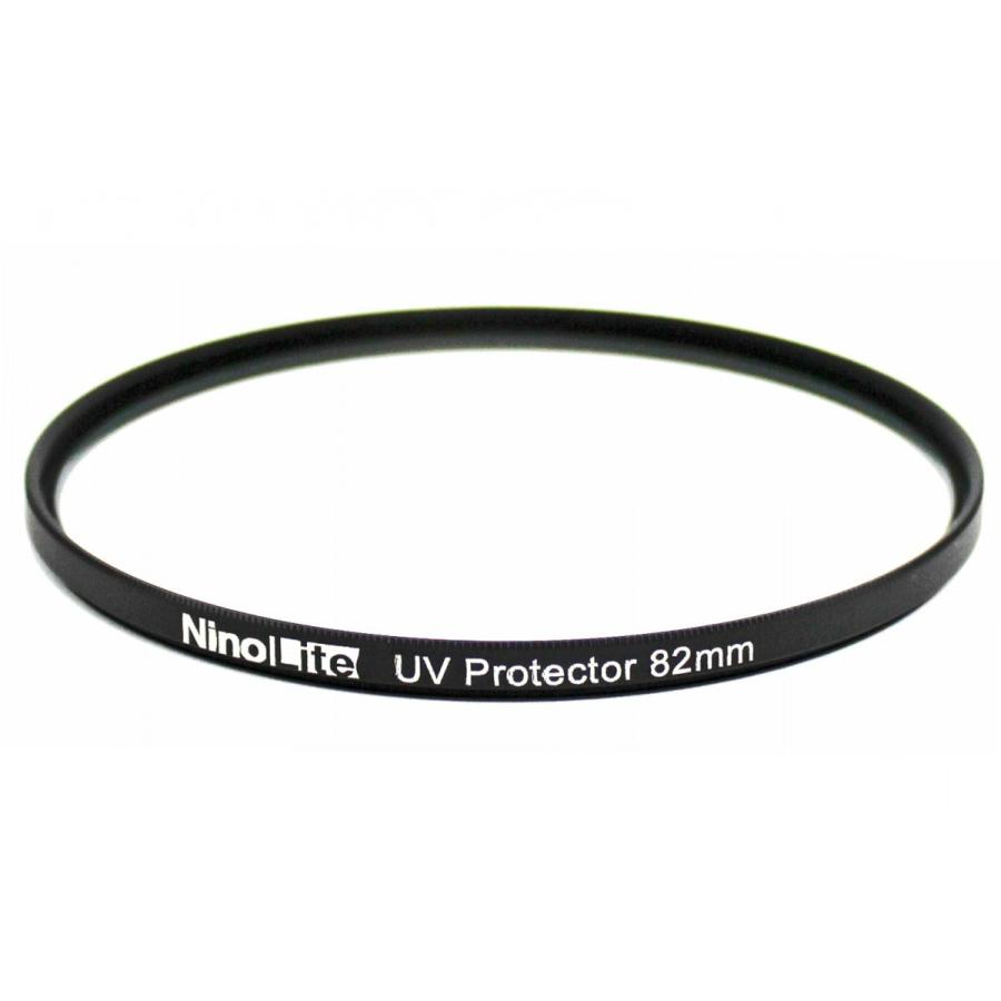 NinoLite 76％以上節約 UVフィルター 径 87%OFF カメラレンズ保護用 82mm 薄枠設計