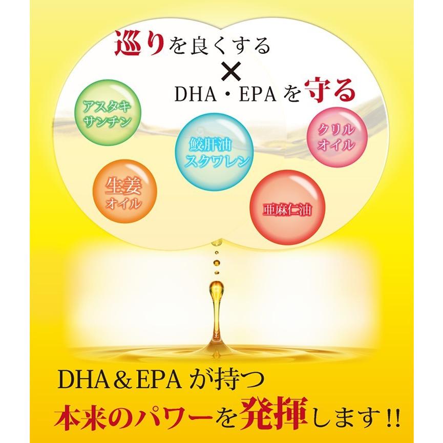 DHA&EPA オメガプラス オメガ３サプリ 120球 メール便なら送料330円 DHA EPA サプリメント EPA増量｜miyabi-store｜09