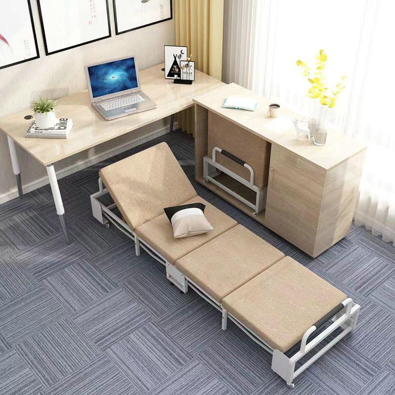 折りたたみ式ベッド ソフトマットレス付きポータブル折りたたみベッド 頑丈 耐荷150kg 大人用折りたたみ式ゲストベッド 持ち運び便利