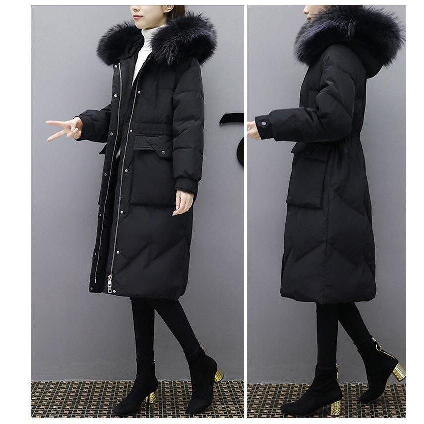 オンライン通販 激安 レディース ダウンコート ダウンジャケット 冬服 ロング丈コート 上品 エレガント ファーコート 防寒性抜群 フード付き アウター 厚手 おしゃれ 着痩せ 通勤 Ol 当店人気商品 Superavila Com