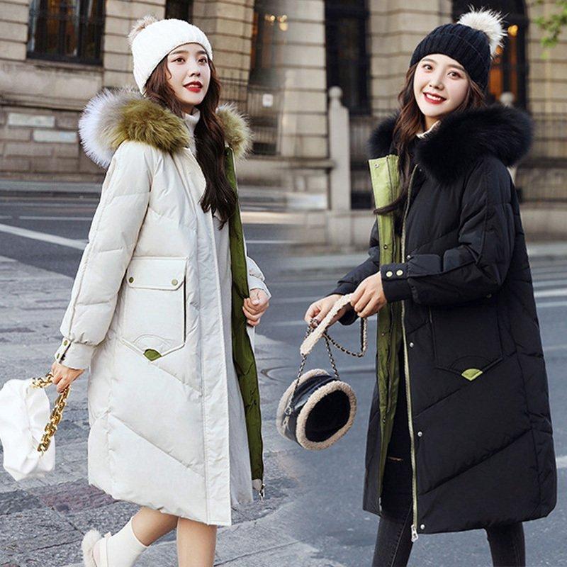 売れ筋のランキング ダウンコート レディース 秋冬 ダウンコート ダウンジャケット 40代 カジュアル ファーフード ロング丈コート オーバー アウター 大きいサイズ 厚手 オシャレ 正規品激安 Www Superavila Com