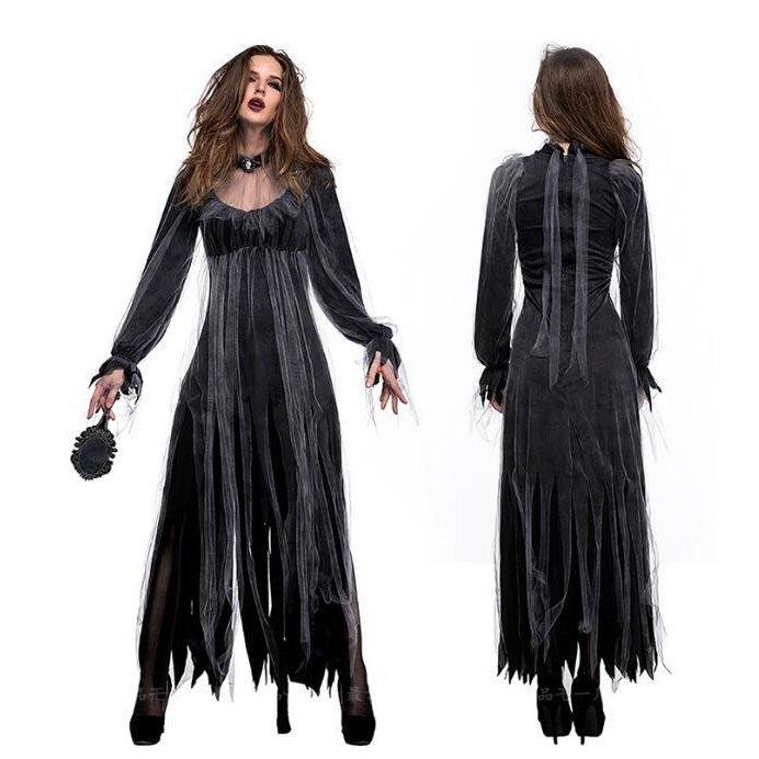 Miyabi99 おに 仮装 コスプレ衣装 オバケ屋敷 ゾンビ コスチューム コスプレ ハロウィン衣装 魔女 巫女 悪魔 鬼新婦 ホラー コスチューム 魔女 ワンピース Wm1019a091 吸血鬼 女性用 ヴァンパイア ゾンビの花嫁ドレス