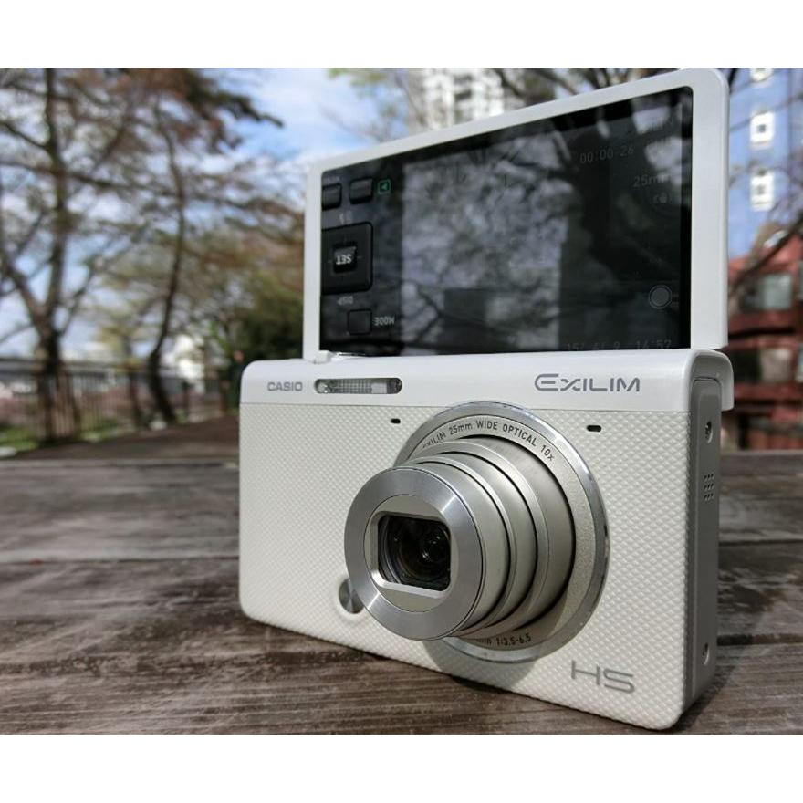 カシオ CASIO HIGH SPEED EXILIM EX-ZR50 コンパクトデジタルカメラ 中古 自撮り スマホ転送 望遠40倍ズーム 高速連写 プレミアムオート ホワイト|miyabicamera|05