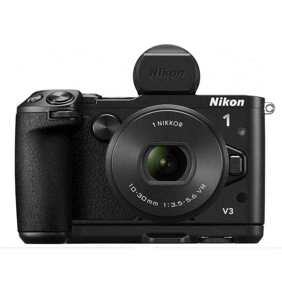 ニコン Nikon1 V3 プレミアムキット ミラーレス一眼レフカメラ 中古 ブラック スマホ転送 :nikon-1-v3-black