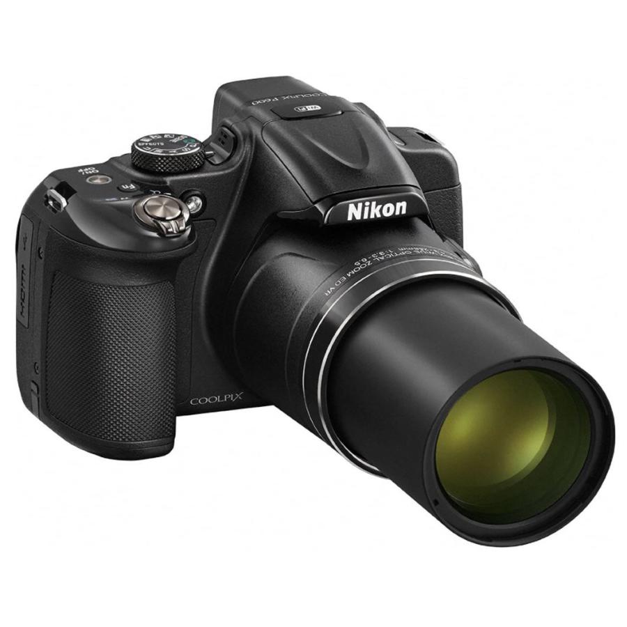 お待たせ! クールピクス ニコン Nikon ブラック スマホ転送 自撮り 中古 望遠 コンパクトデジタルカメラ P600 COOLPIX コンパクトデジタルカメラ
