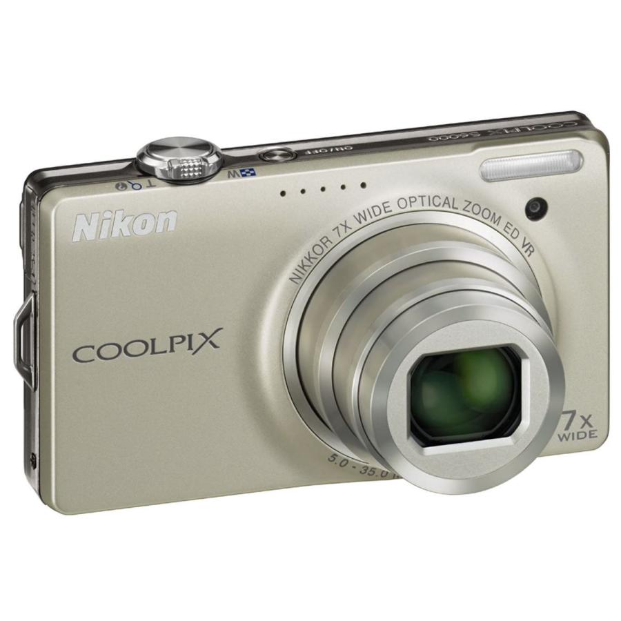 WEB限定カラー Nikon クールピクス ニコン COOLPIX シルバー 中古 望遠 コンパクトデジタルカメラ S6000 コンパクトデジタルカメラ
