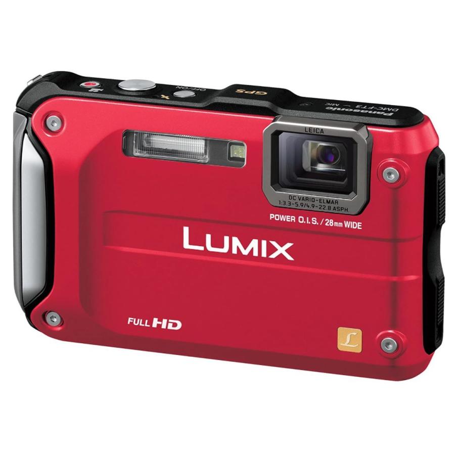パナソニック ルミックス Panasonic LUMIX FT3 コンパクトデジタルカメラ 望遠 中古 防水 耐低温 防塵 耐衝撃 レッド :panasonic-lumix-dcm-ft3