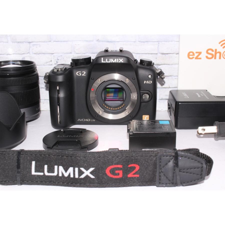 パナソニック ルミックス Panasonic LUMIX G2 レンズキット ミラーレス一眼レフカメラ 中古 コンフォートブラック スマホ転送