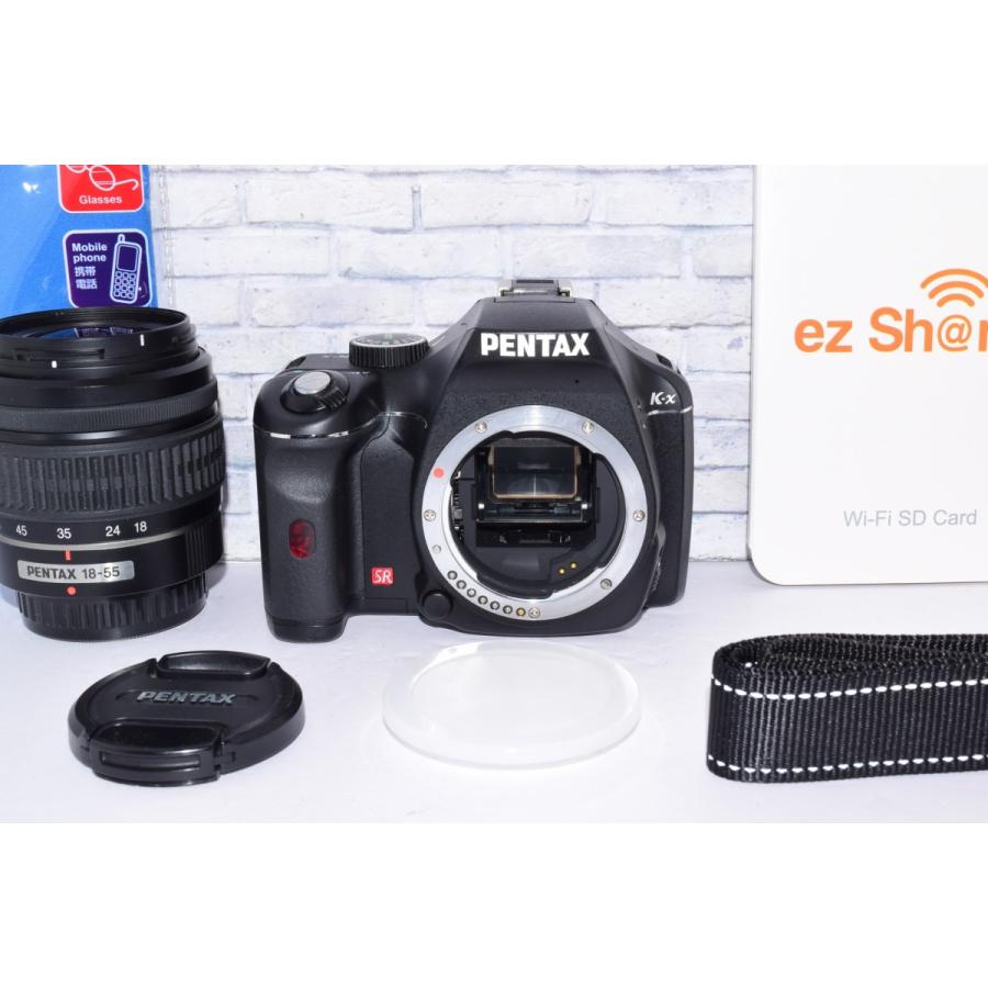 限定価格セール ペンタックス Pentax K X レンズキット デジタル一眼レフカメラ ブラック スマホ転送 安いそれに目立つ Kuljic Com
