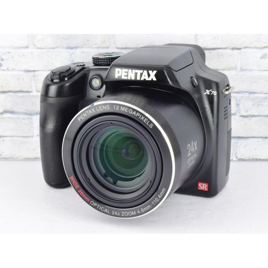 ペンタックス PENTAX X70 コンパクトデジタルカメラ 望遠 中古 スマホ転送 軽量 手のひらサイズ HD動画撮影 手ぶれ補正機能