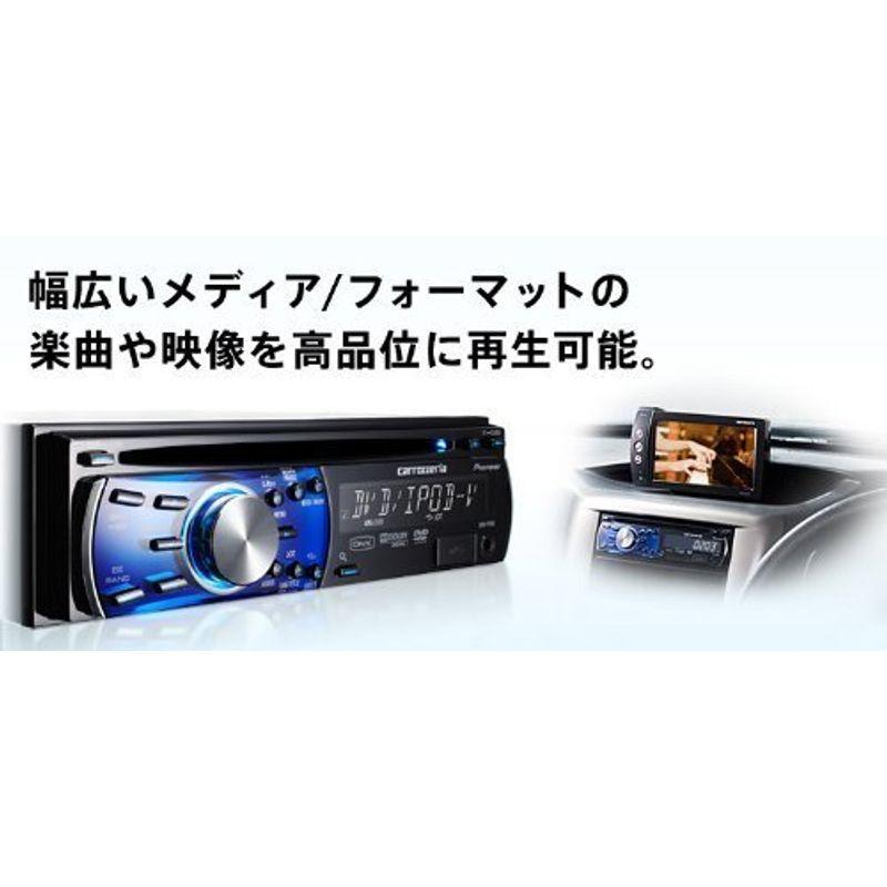 パイオニア carrozzeria DVD-V VCD CD USB iPod チューナー・WMA・MP3 AAC DivXメインユニット