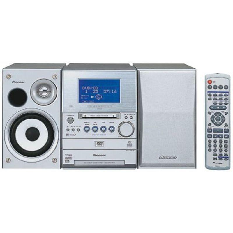 Pioneer X-SV5DV DVD CD MD コンポ ミニコンポ パイオニア、本体幅162mmのDVDプレーヤー一体型ミニコンポ