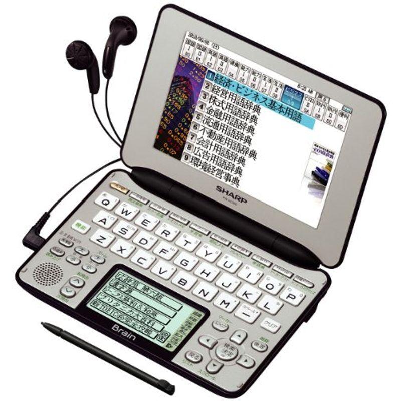 シャープ　Brain　手書きパッド搭載カラー液晶電子辞書　総合モデル　音声対応100コンテンツ　150動画収録　シルバー系　PW-AC920