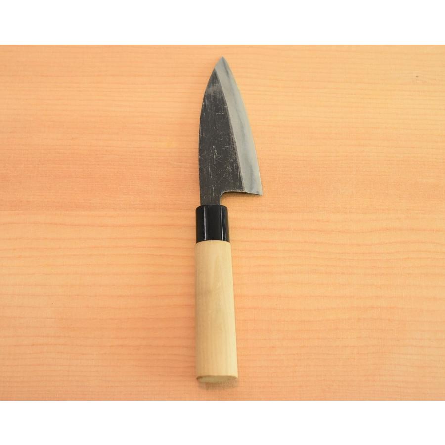 高級包丁 鯵切片刃 3.5寸 青紙2号 黒打 高品質 日本製 切れ味抜群