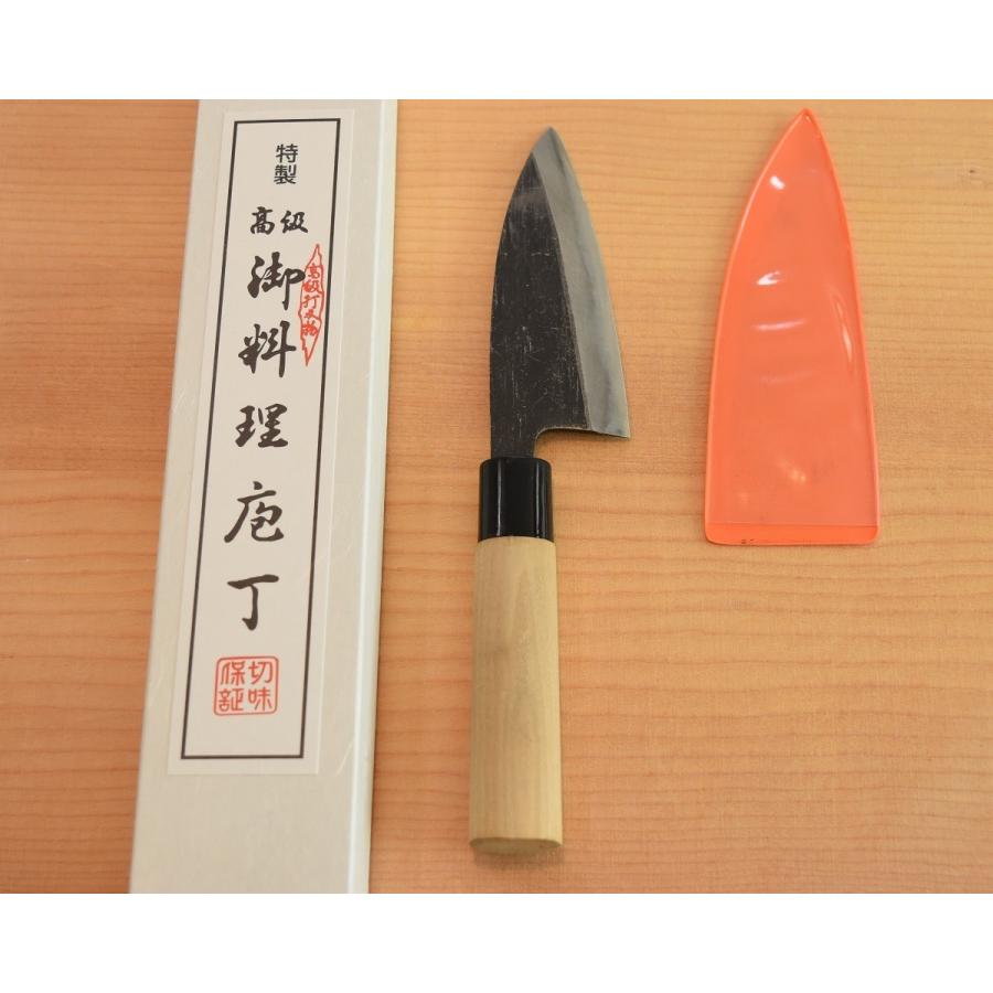 高級包丁 鯵切片刃 3.5寸 青紙2号 黒打 高品質 日本製 切れ味抜群