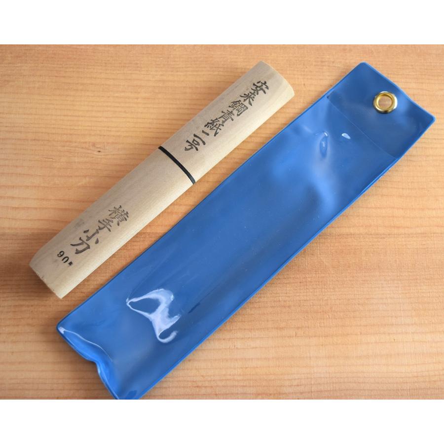 横手小刀 90mm 安来鋼 青紙2号 『泰則』 高品質 日本製 切れ味