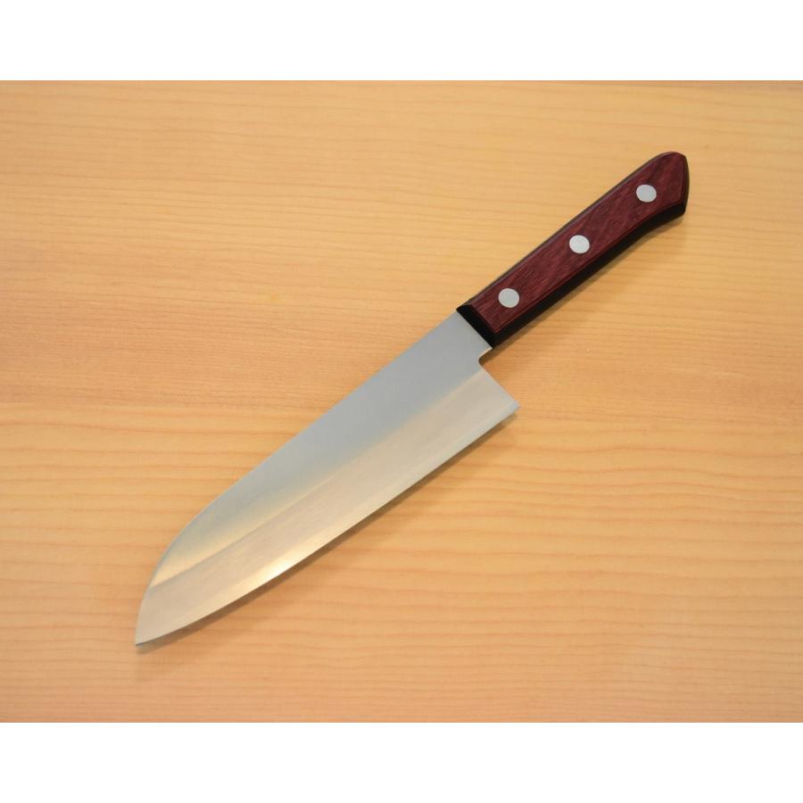 高級包丁 三徳包丁 170mm 青紙スーパー 割込 『兼景』 高品質 日本製