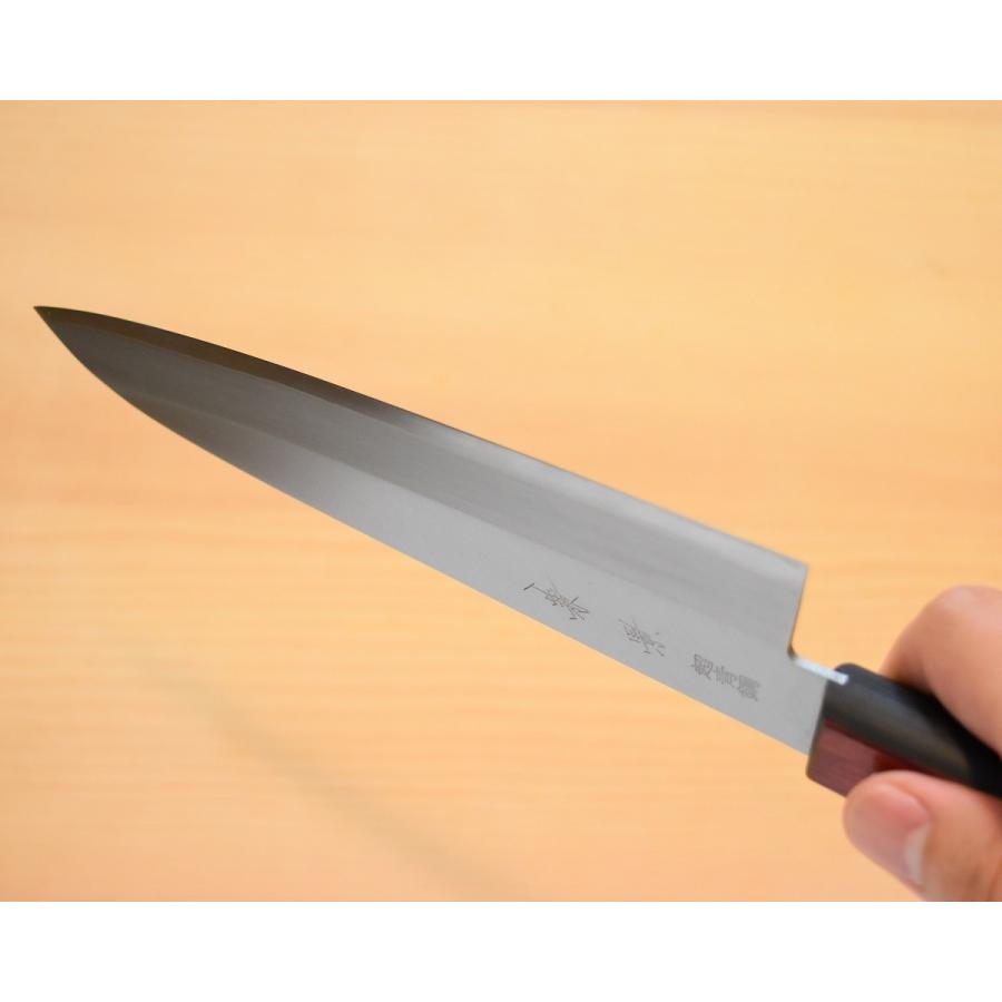 高級包丁 牛刀 180mm 青紙スーパー 割込 『兼景』 高品質 日本製 高級包丁 牛刀 180mm 青紙スーパー 割込 『兼景』 高品質 日本製