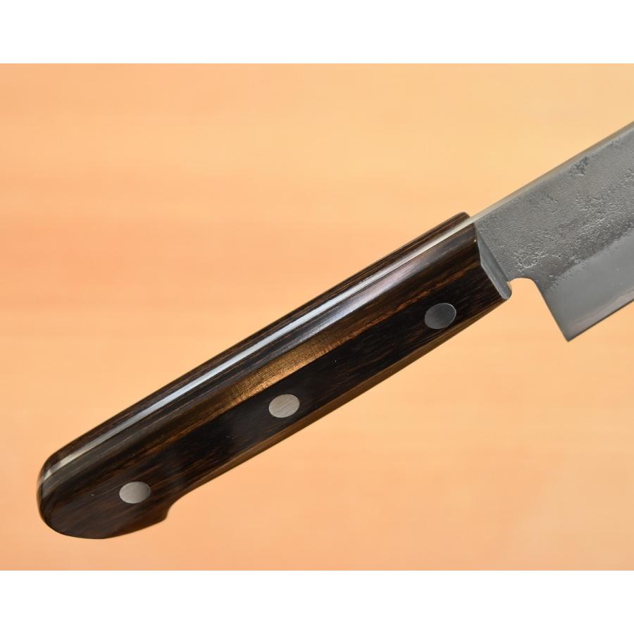 高級包丁 三徳包丁 180mm 銀紙3号 銀三 割込 三つ鋲本通し柄 高品質