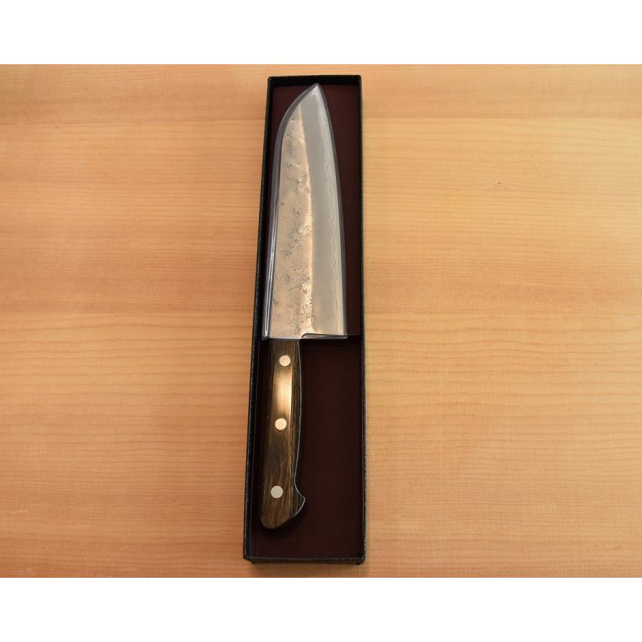 高級包丁 三徳包丁 180mm 銀紙3号 銀三 割込 三つ鋲本通し柄 高品質