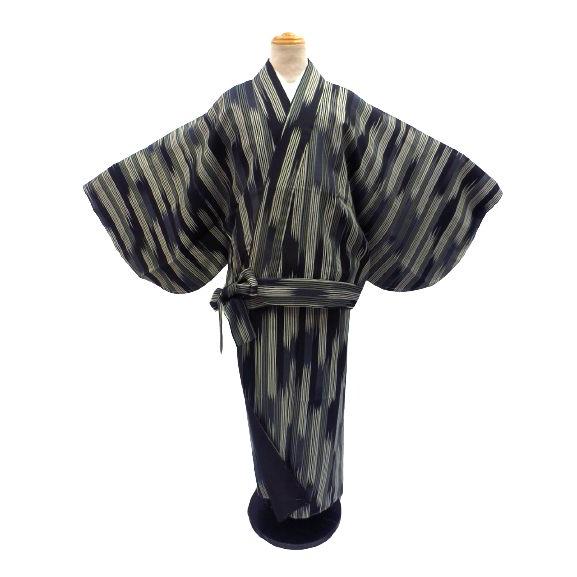 丸洗いできる着物 帯のいらない 着物 二部式 洗える二部式(袷) Mサイズ