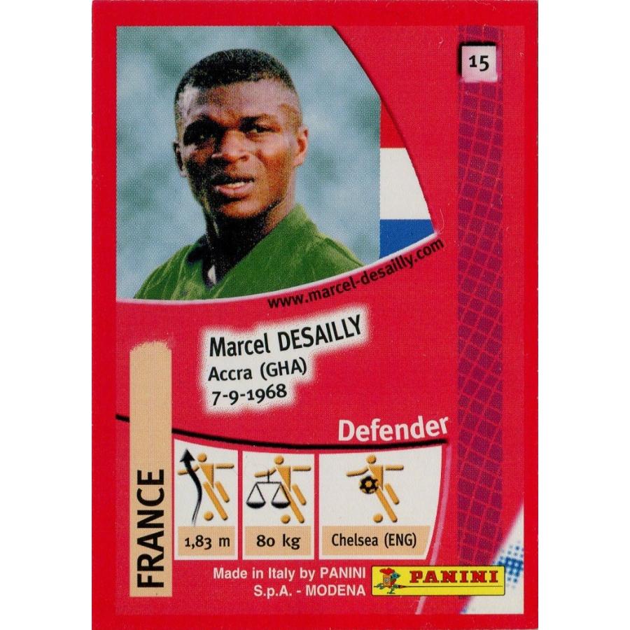 サッカートレカ Marcel Desailly マルセル デサイー 02 Fifa World Cup コカコーラ販促品 T Fifa02 15 雅屋 通販 Yahoo ショッピング
