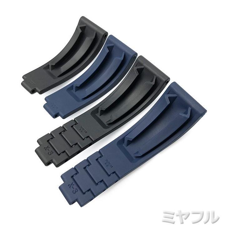 【互換品】腕時計 ラバーベルト ロレックス デイトナ サブマリーナ ヨットマスター バックル付き交換ベルト 互換 社外品の画像