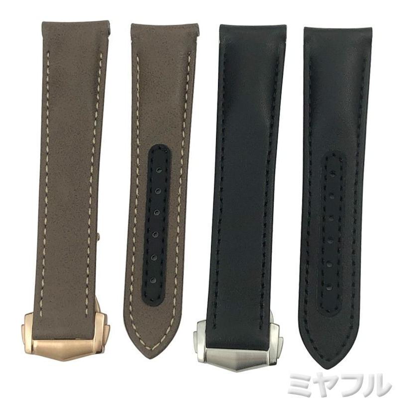 互換品】オメガ スピードマスター シーマスター 汎用 交換ベルト 本革
