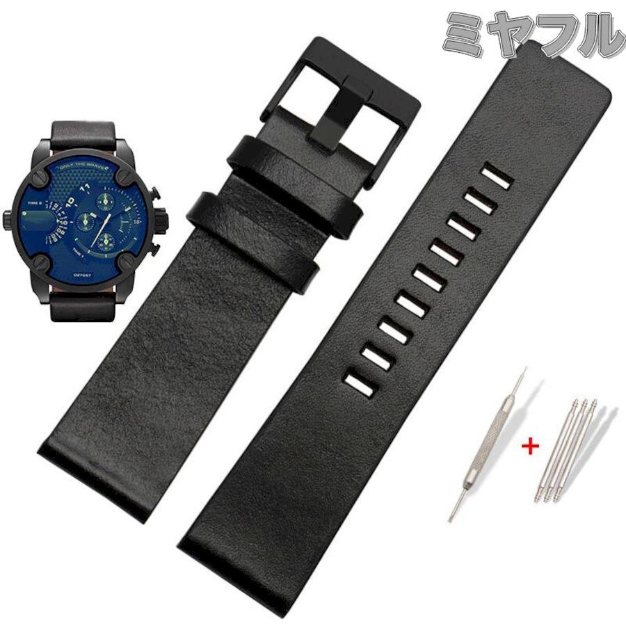 互換品】腕時計用ベルト バンド 牛革 22,24,26,28,30,32mm ピン
