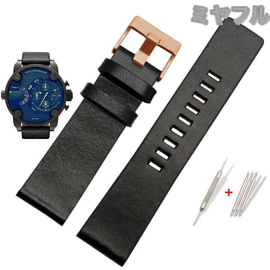 互換品】腕時計用ベルト バンド 牛革 22,24,26,28,30,32mm ピン