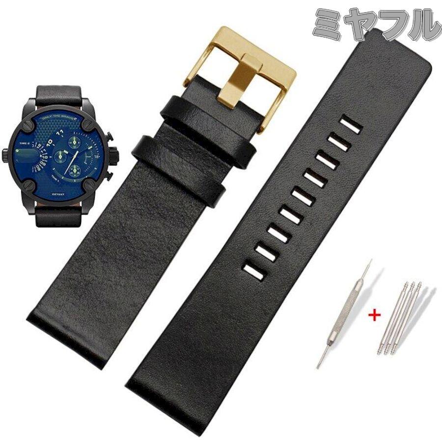 互換品】腕時計用ベルト バンド 牛革 22,24,26,28,30,32mm ピン