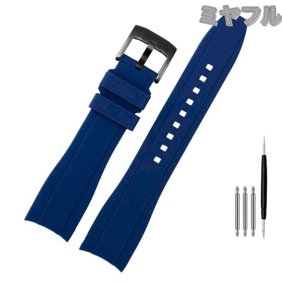 互換品】腕時計用ベルト バンド ラバー 19,20,21,22,24mm ピンバックル