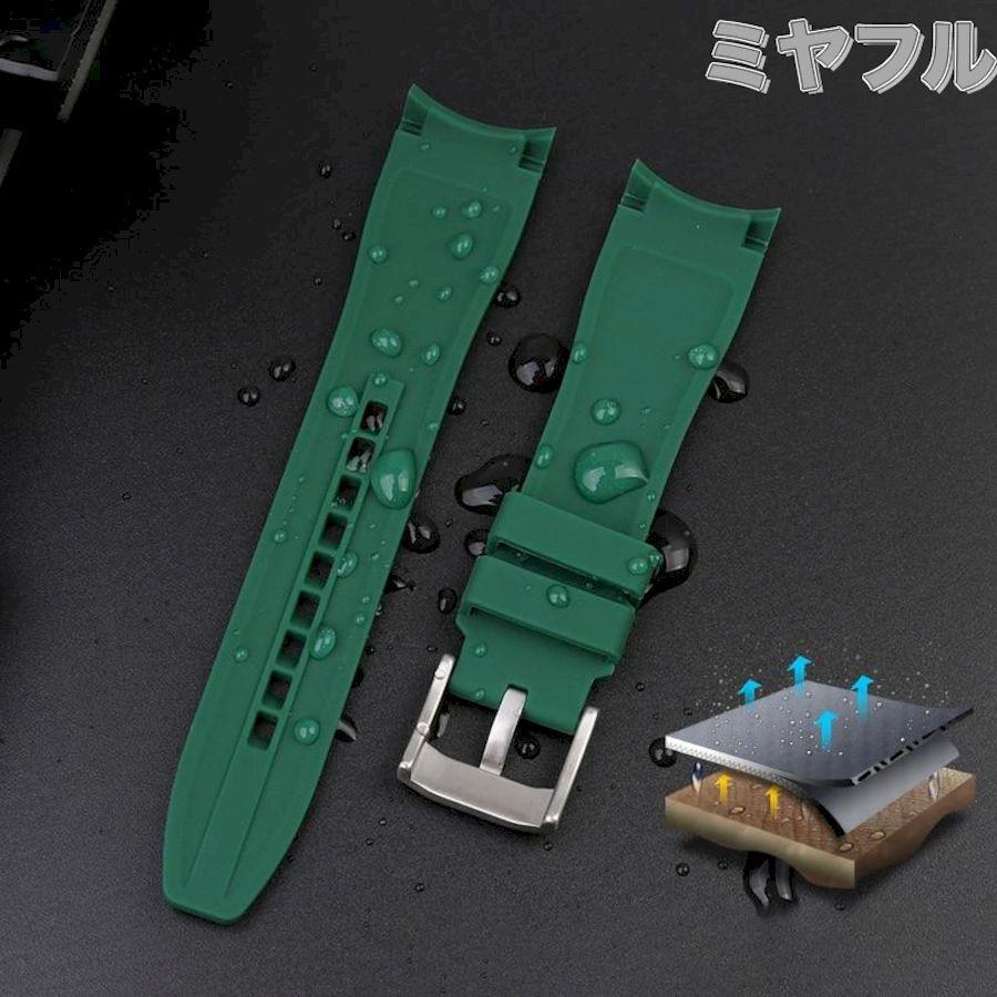 互換品】腕時計用ベルト バンド ラバー 19,20,21,22,24mm ピンバックル