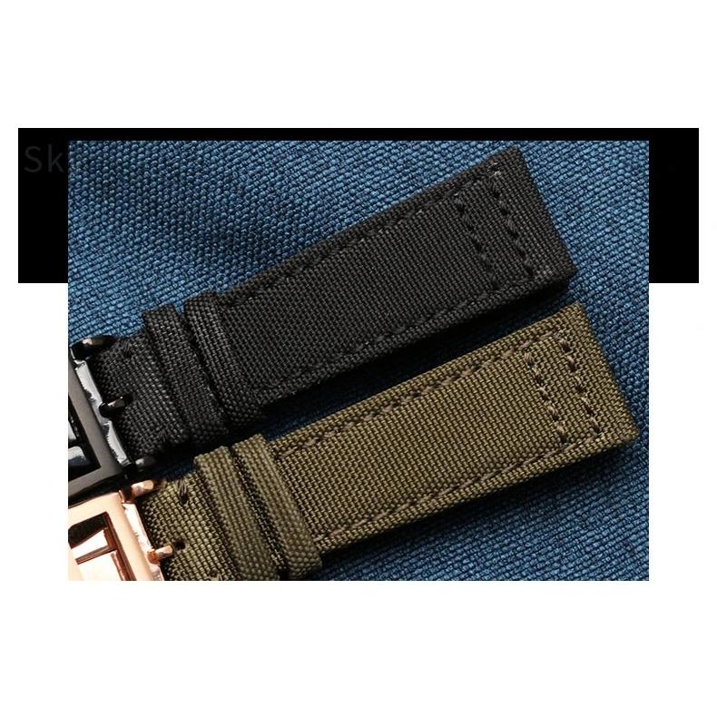互換品】腕時計 ベルト バンド 交換 IWC パイロット 互換品 ナイロン