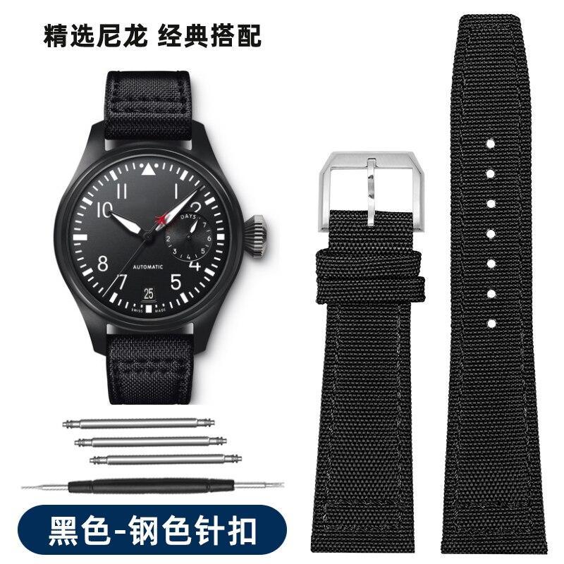 腕時計 ベルト バンド 交換 IWC パイロット 互換品 ナイロンキャンバス 20.21.22mm 防水｜miyaful｜06