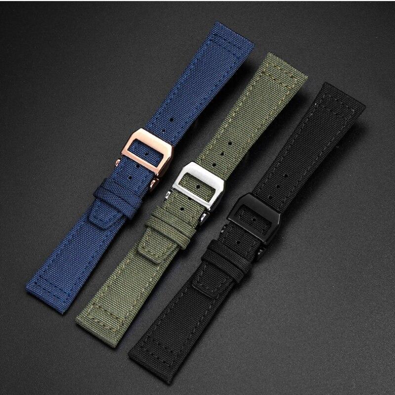 互換品】腕時計 ベルト バンド 交換 IWC パイロット 互換品 ナイロン
