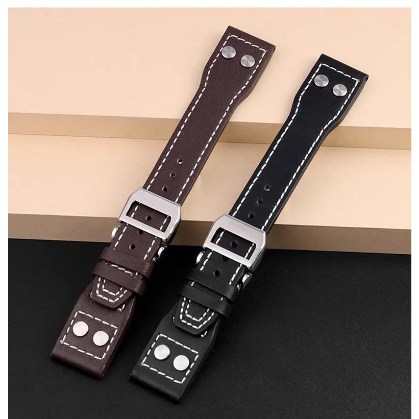 互換品】腕時計 ベルト バンド 交換 IWC ビッグパイロット 互換品 牛革