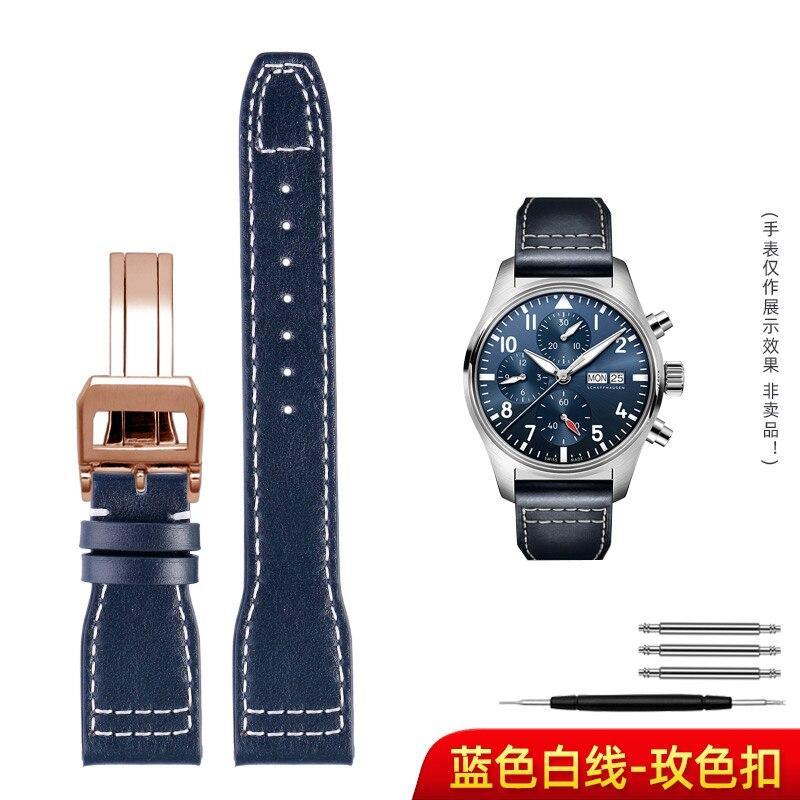 IWC ビッグパイロットフォールディングクラスプ 互換品】腕時計 ベルト バンド 交換 IWC ビッグパイロット 互換